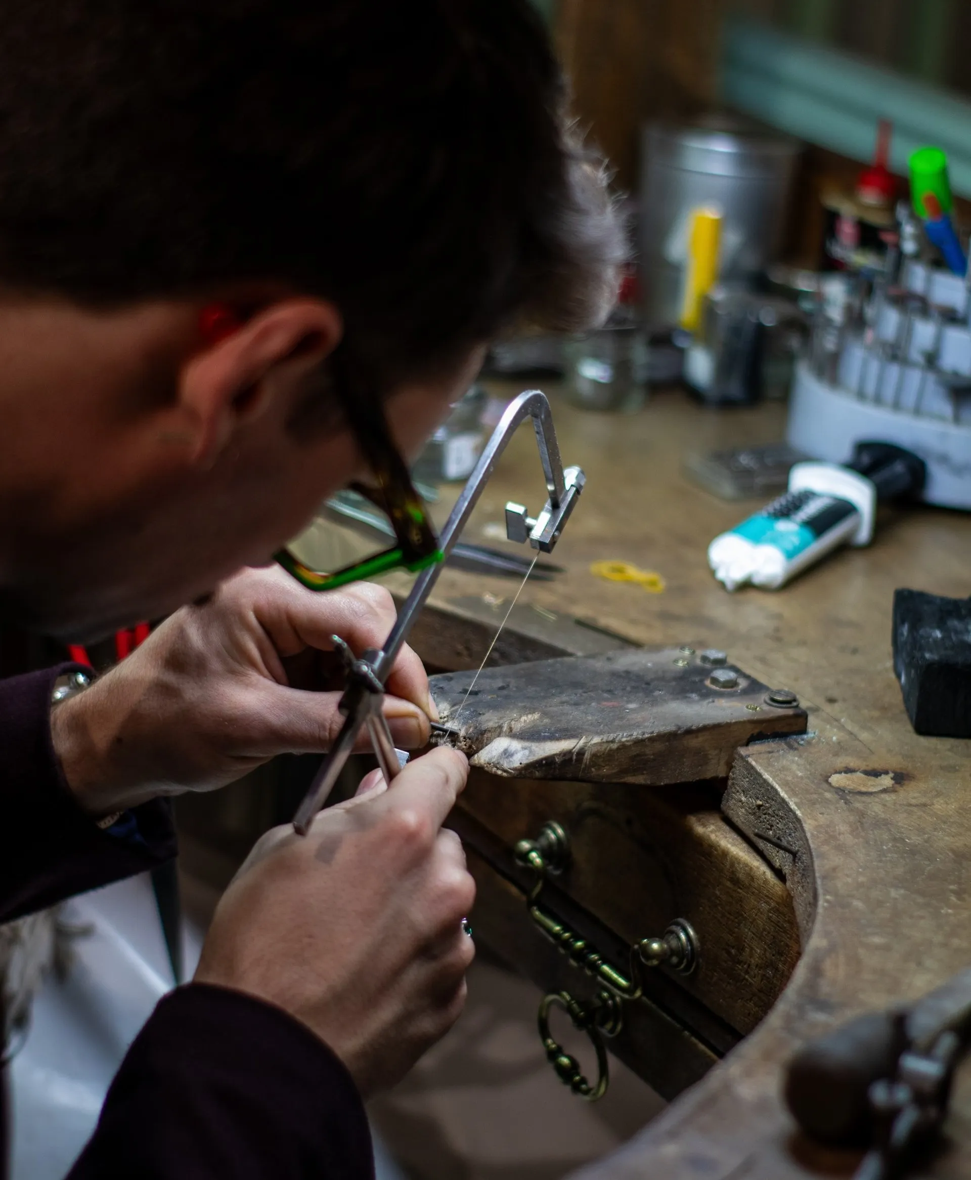 Travail artisanal à l'atelier